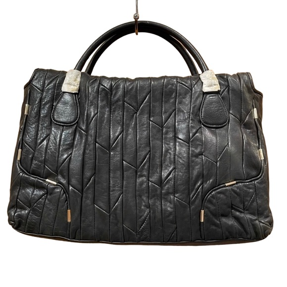 NWT Juicy Couture Narda Leather Quilted Bag Black - Picture 2 of 14